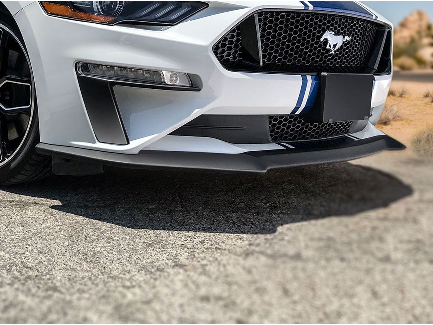 Ford Front Splitter Kit - Matte Black, VJR3Z-17626-A | Levittown Ford