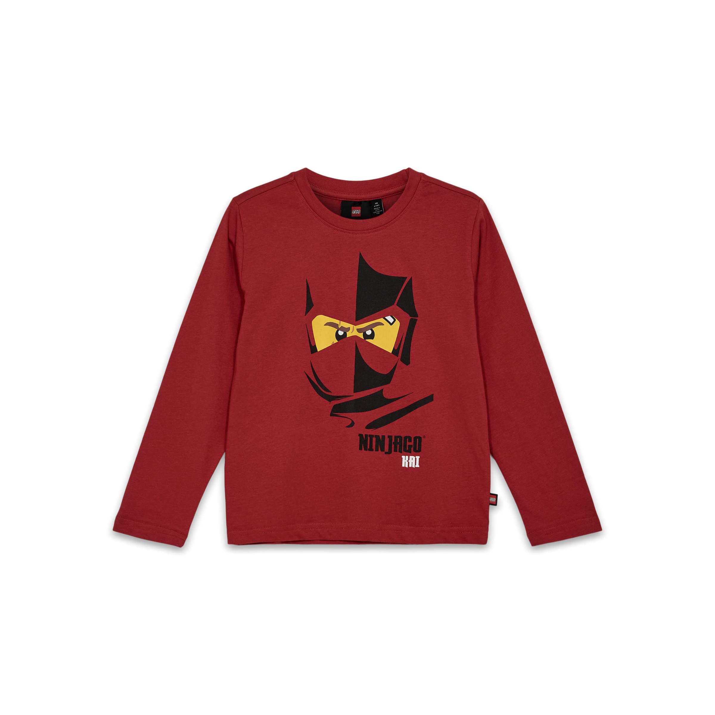 Kids Long-Sleeve T-Shirt – Dark Red 5009135 | NINJAGO® | Buy