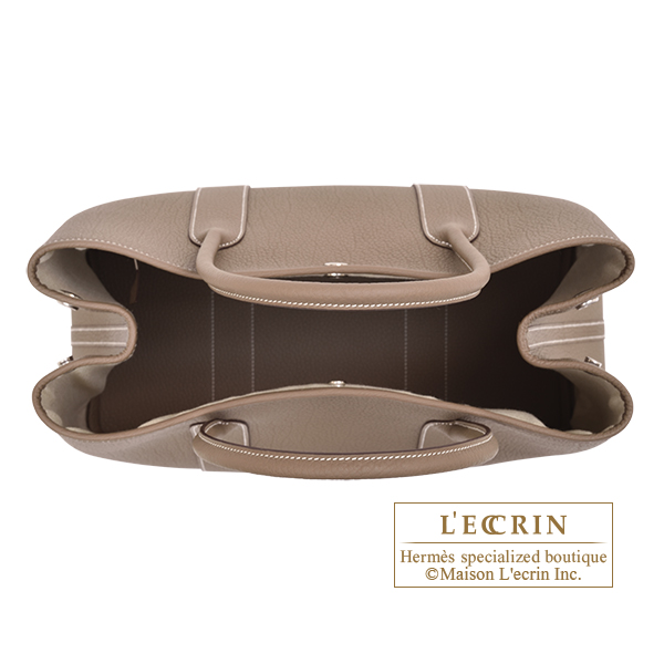 エルメス ガーデンパーティ36/PM エトゥープ ネゴンダ シルバー金具