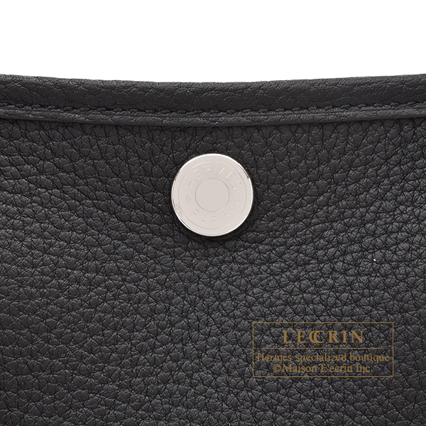 エルメス ガーデンパーティ30/TPM ブラック ネゴンダ シルバー金具