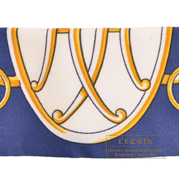 エルメス ツイリー リフト・プロフィール マリン/ブラック/ゴールド