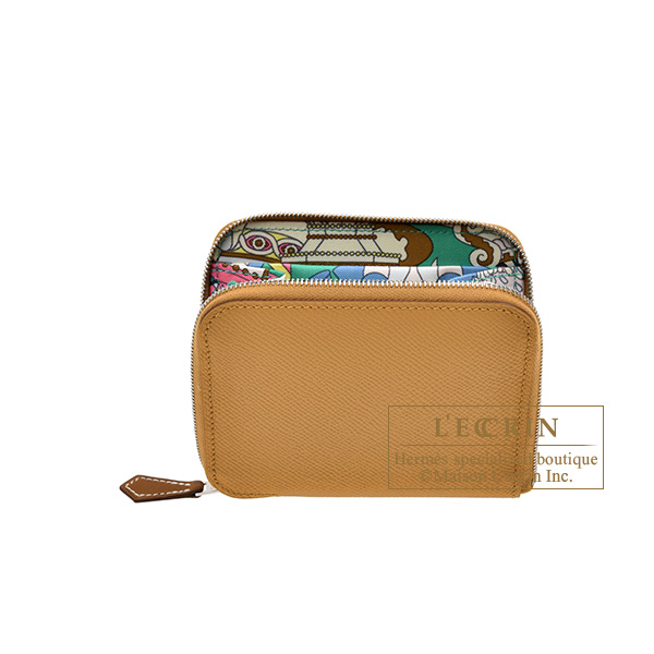 エルメス アザップ シルクイン コンパクト セサミ/ ミント ヴォー