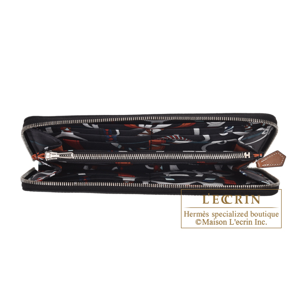 エルメス アザップ シルクイン ロング ブラック/ ブラック ヴォー