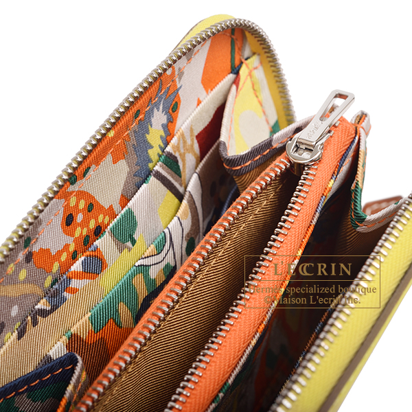 エルメス アザップ シルクイン コンパクト ライム/オレンジ エバー