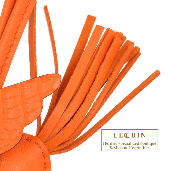 エルメス ロデオチャームペガサスタッチPM オレンジポピー