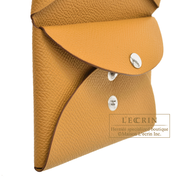 エルメス カルヴィ デュオ セサミ ヴォーエプソン シルバー金具