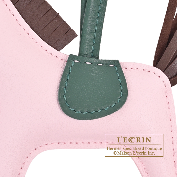 エルメス ロデオチャームPM ローズダーリン/ショコラ アニョーミロ