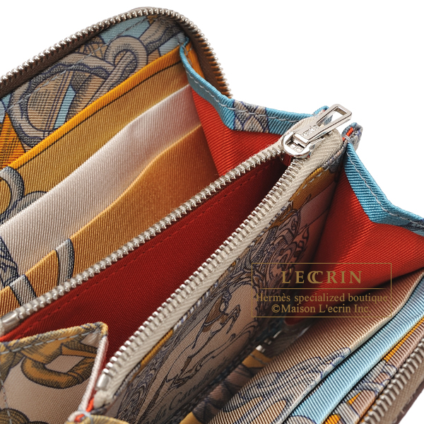 エルメス アザップ シルクイン コンパクト エトゥープ/ パールグレー