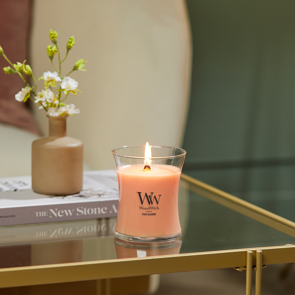 WoodWick（ウッドウィック） ジャーM キャンドル （ユズブルームズ