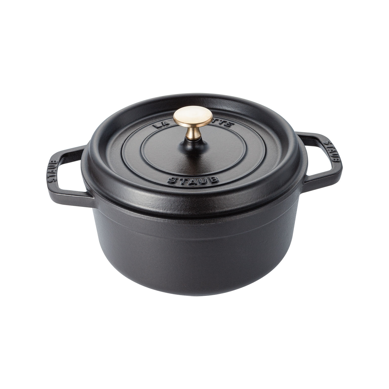 staub（ストウブ）ピコ・ココット ラウンド ブラック | LIVING MOTIF