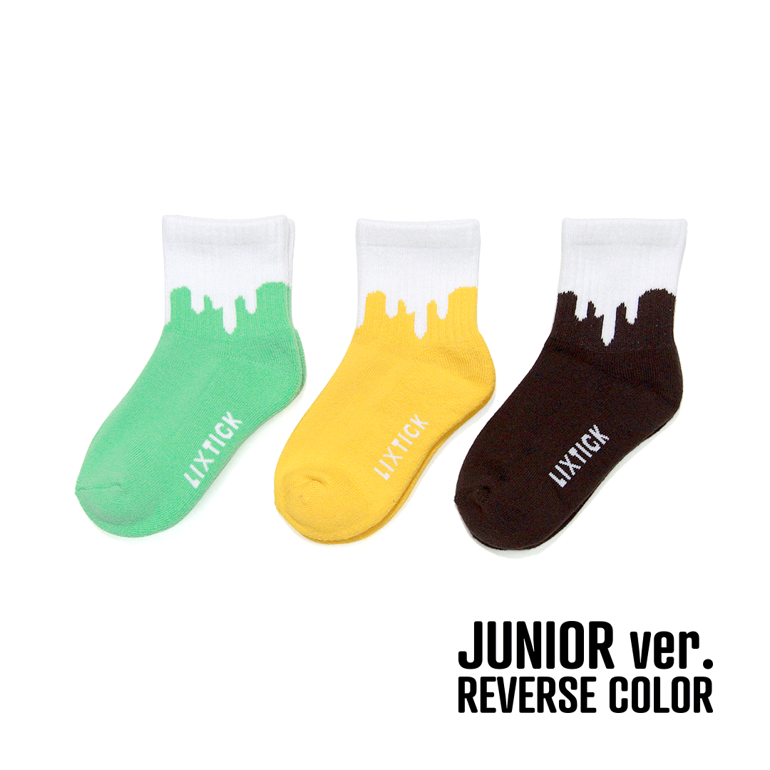 LIXTICK DRIP SOCKS 3PACK - Rev (子供用) - LIXTICK