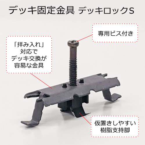 デッキロックS】人工木用ビスと留め具のセット | 【法人