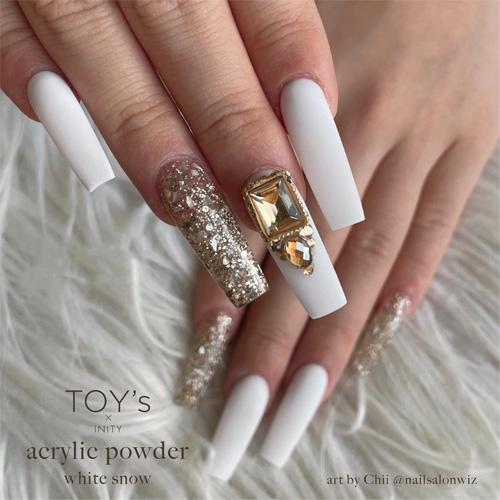 TOY's×INITY | アクリルパウダー T-AP03 ホワイトスノー 25g | ライフ