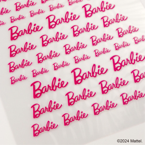 Barbie | ネイルシール ロゴ ピンク | ライフビューティーネイルプロ