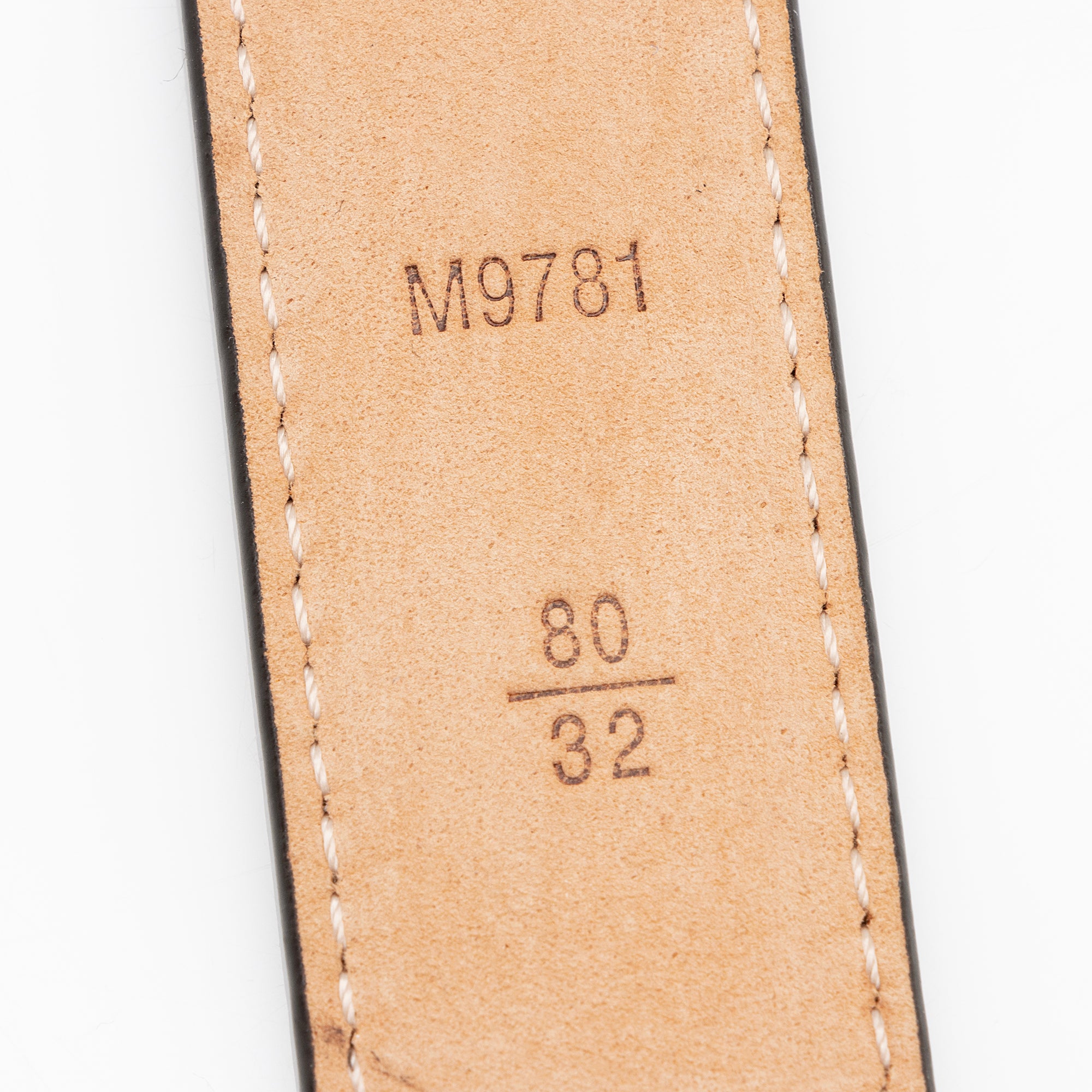 Louis Vuitton Monogram Canvas Initiales Belt - Size 32 / 80 (SHF-22457