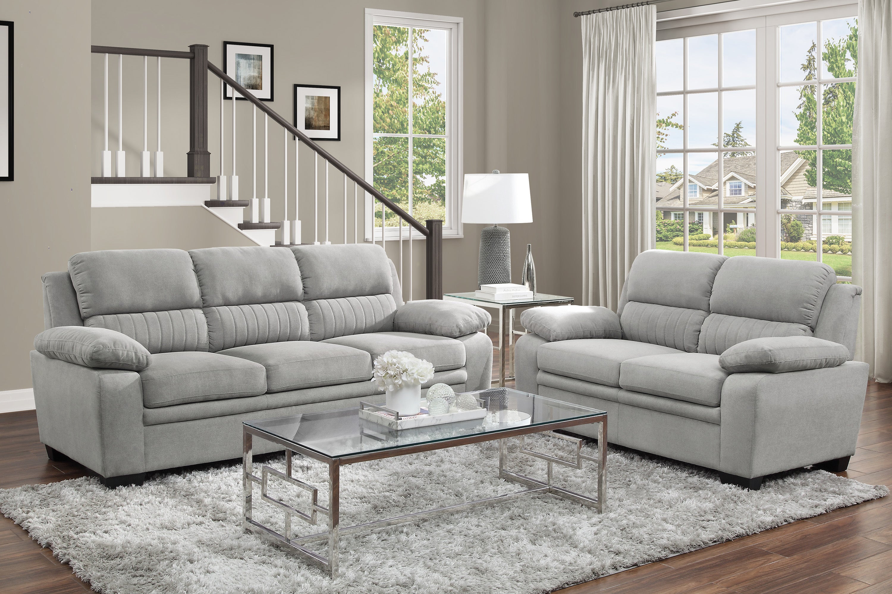 9333GY-3 Sofa - Luna Furniture