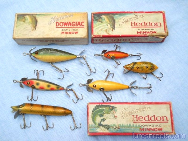 ルアー・フライ 1321.Heddon's Dowagiac S.O.S. Vintage 🔥HEDDON