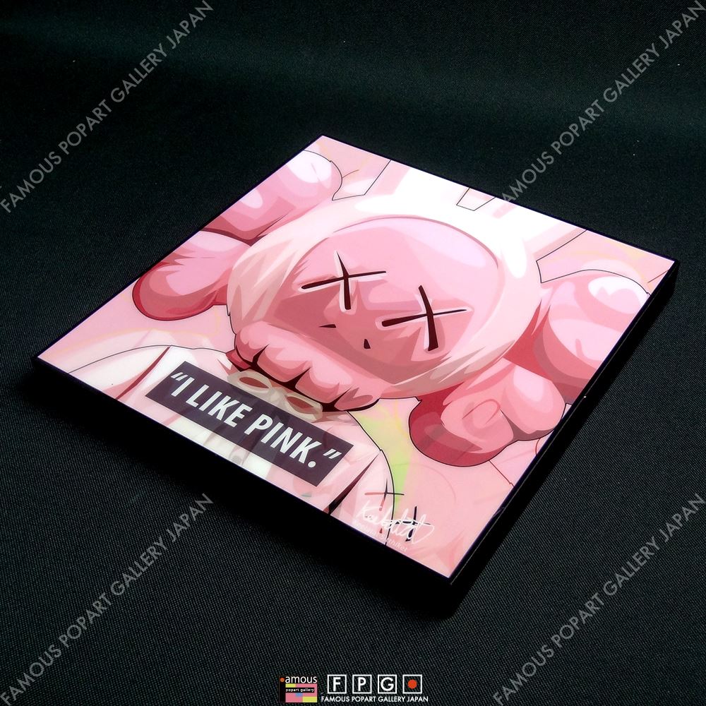 KAWS ACCOMPLICE -I LIKE PINK- / カウズ [ポップアートパネル