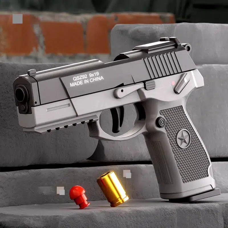QSZ-92 Semi-Automatic Pistol Cartridge Ejection Soft Bullet