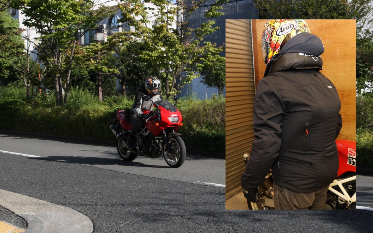 最高峰の安全がより手軽でリーズナブルに！バイク用エアバッグhit-air