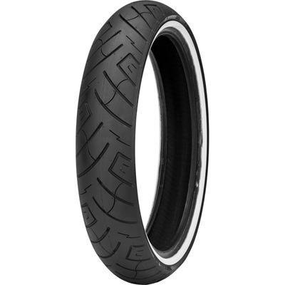 Shinko SR777 Cruiser Tire 120/90-17 Front WhiteWall [64H