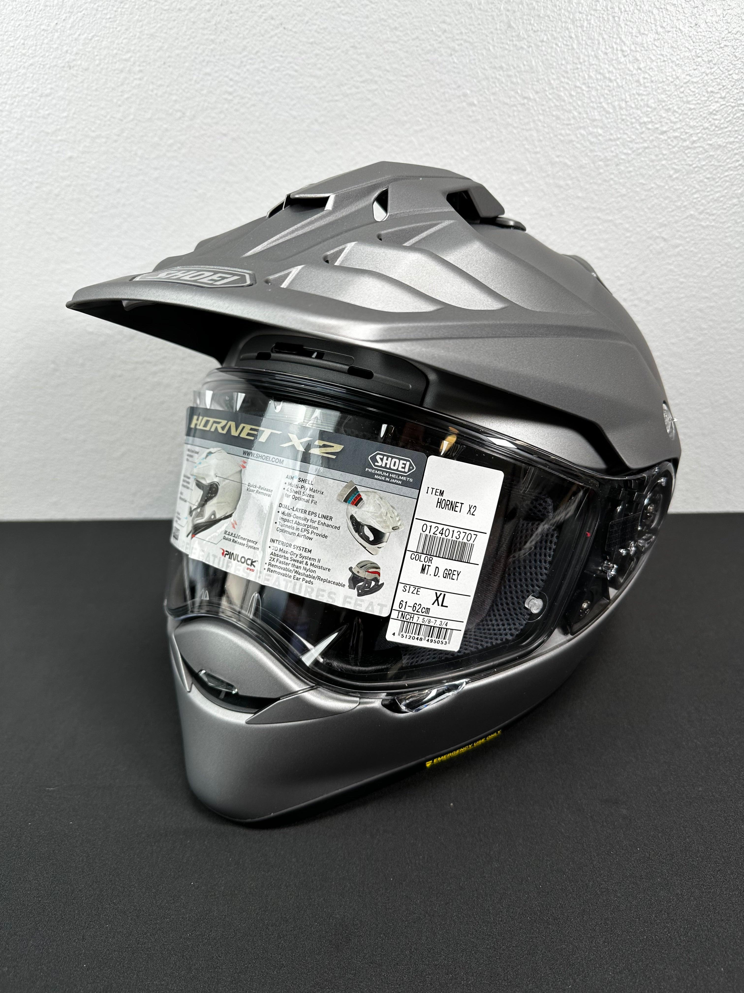 Shoei Hornet X2 Adventure Helmet - Matte Deep Gray - Size XL