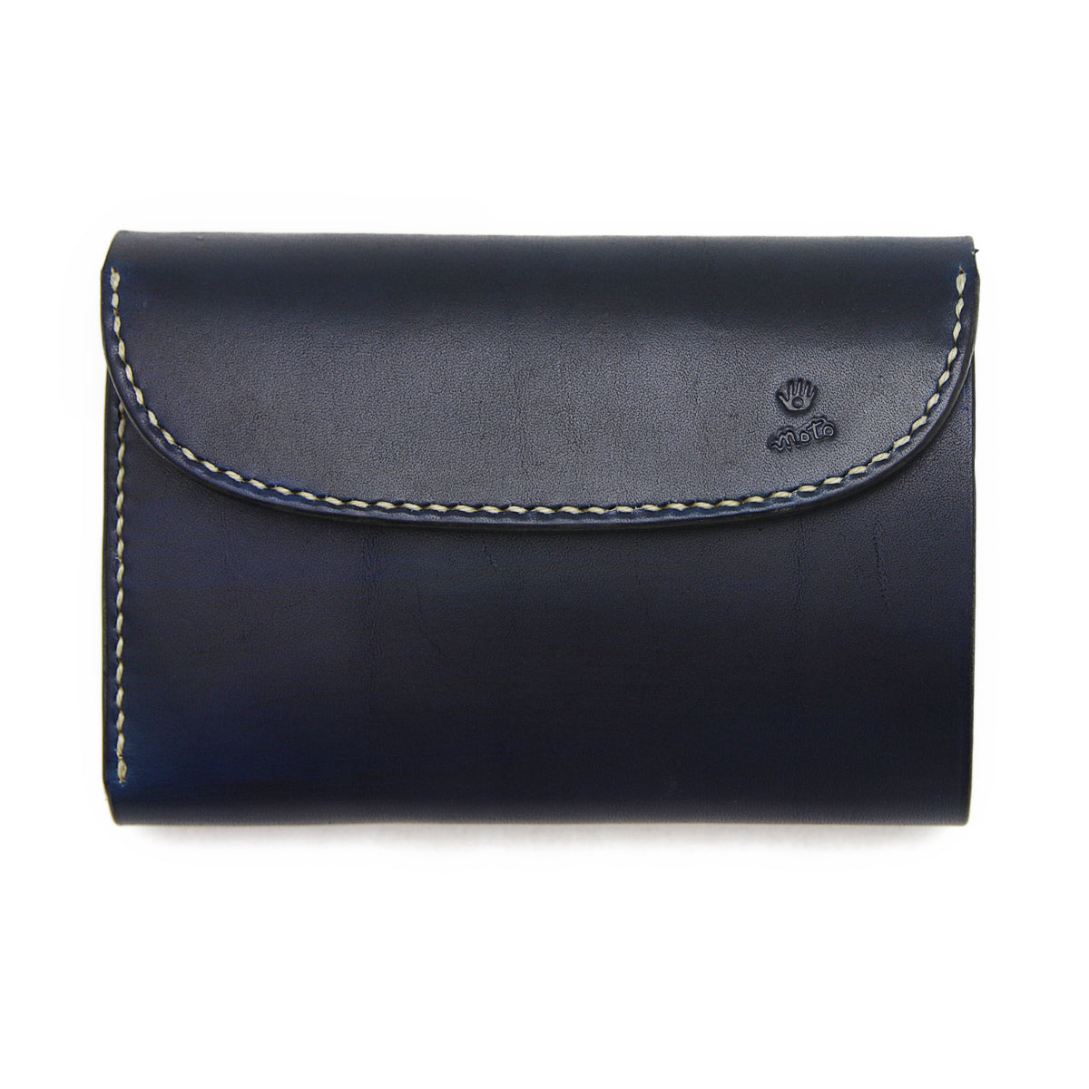 W6D ≪NAVY≫ HAND-DYED MIDDLE WALLET / 手染めミドルウォレット
