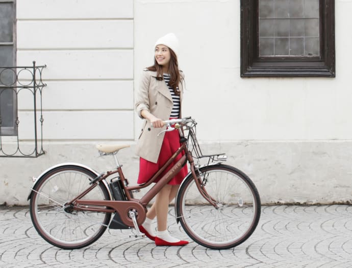 代官山で大人気】電動アシスト自転車YAMAHA PAS Minaのおしゃれ