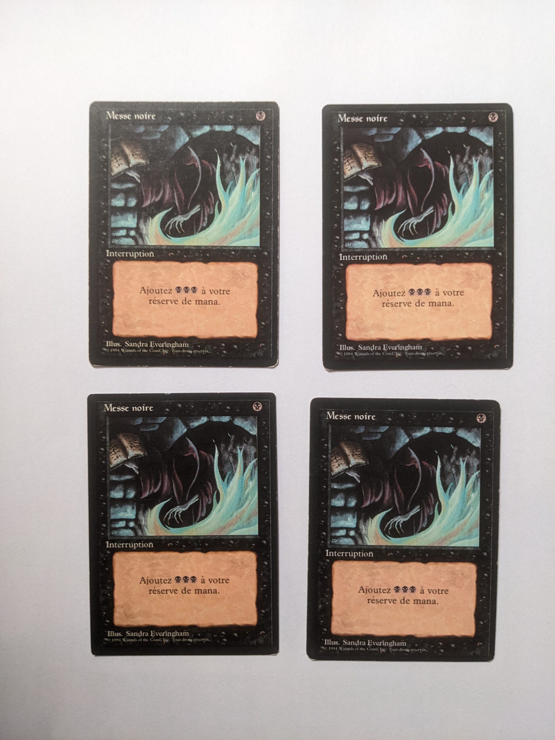 4x Dark Ritual FBB French Magic the Gathering | MTG Cards 93 94