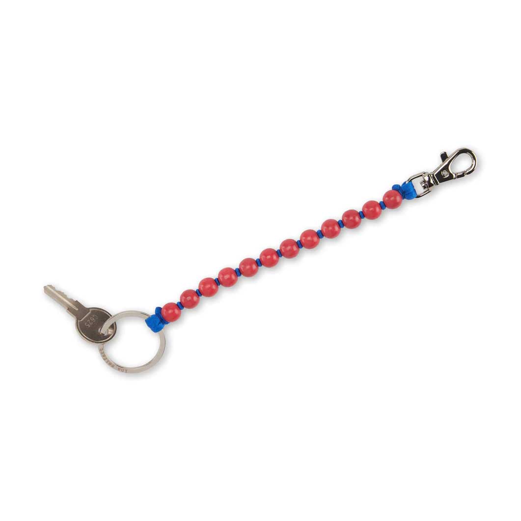 Ina Seifart ショートキーチェーン スモール ブルー／レッド(ショート