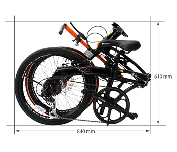折りたたみ自転車ドッペルギャンガー211assaultpack 20インチアルミ