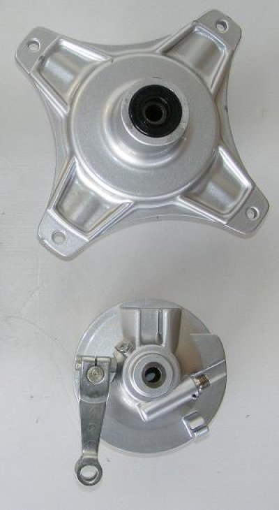 143wダックス用 ドラムブレーキ 4本スポークフロントハブ｜ モンキー