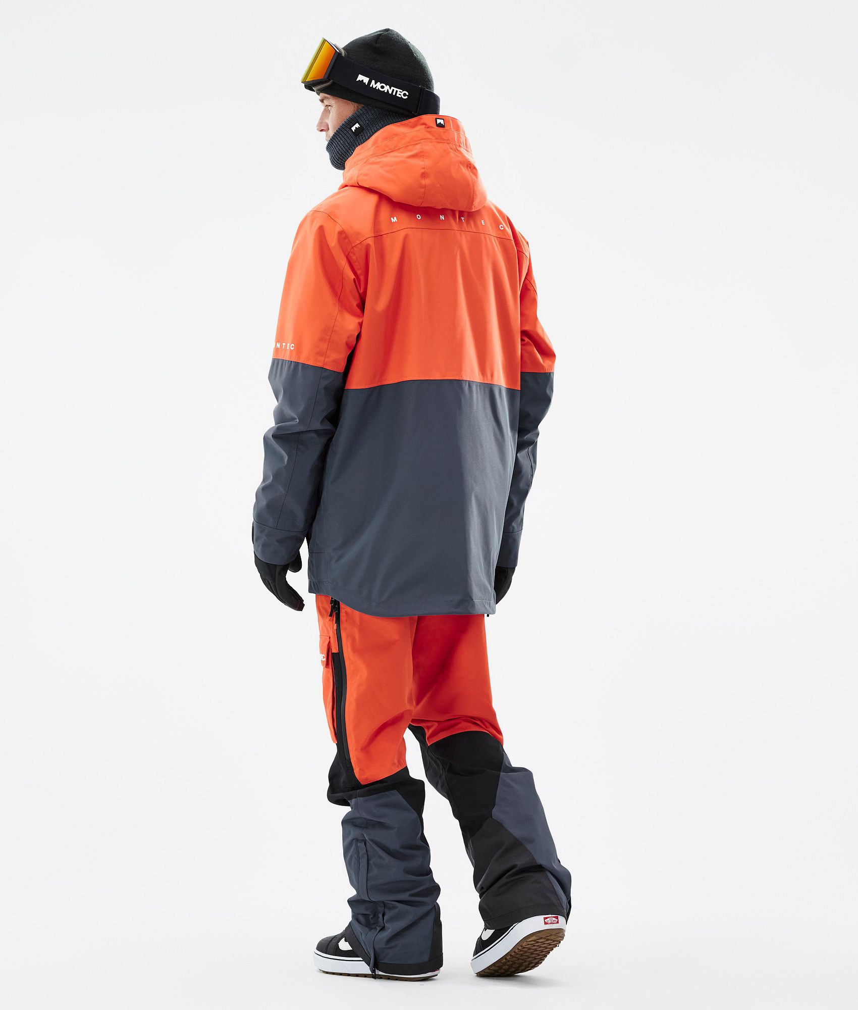 Montec Dune スノーボードジャケット メンズ Orange/Black/Metal Blue