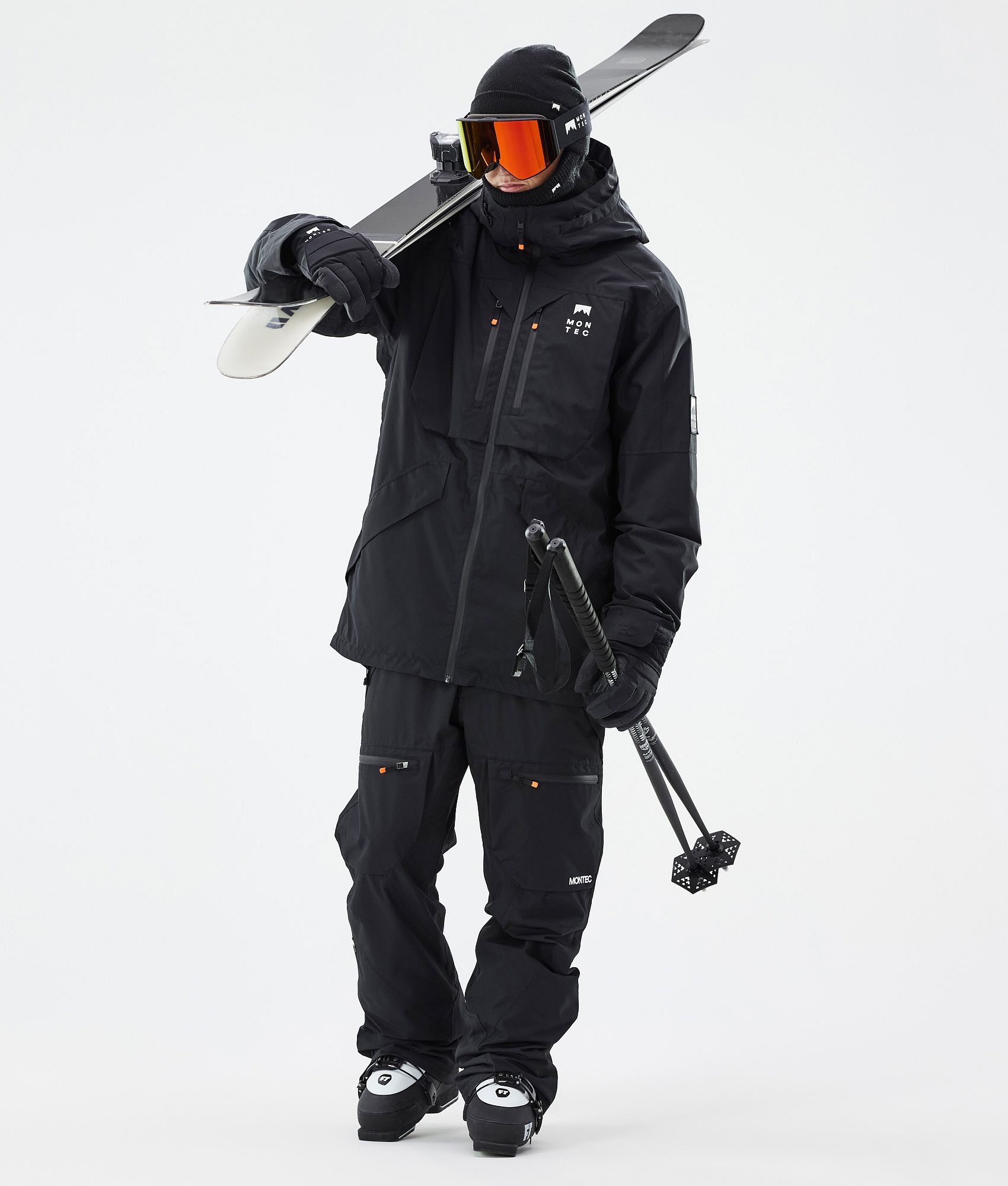 Montec Arch スキージャケット メンズ Black - ブラック | Montecwear.com