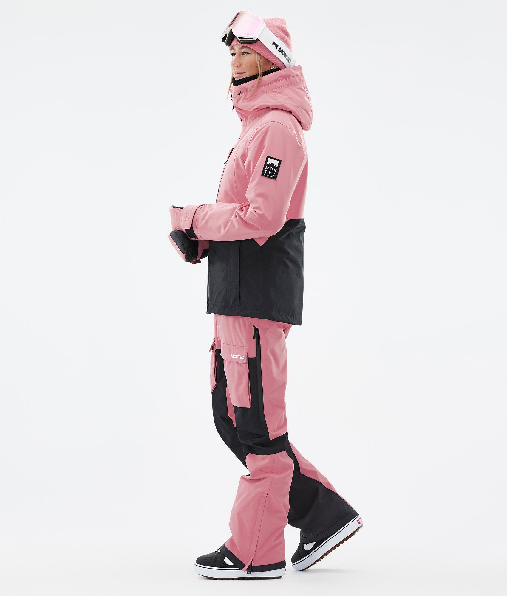 Montec Moss W Snowboard Jacket Women Pink/Black | Montecwear.com