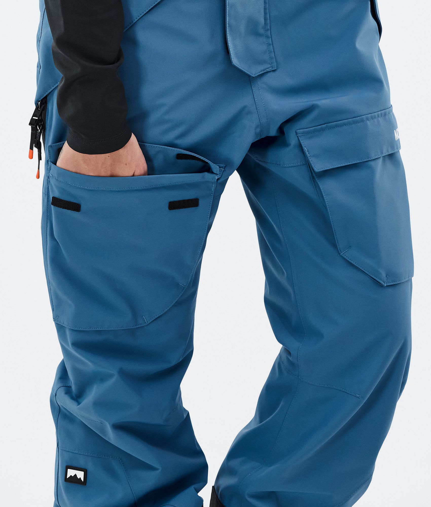 Marmot サスペンダー付きスキーパンツ青 Marmot サスペンダー付き