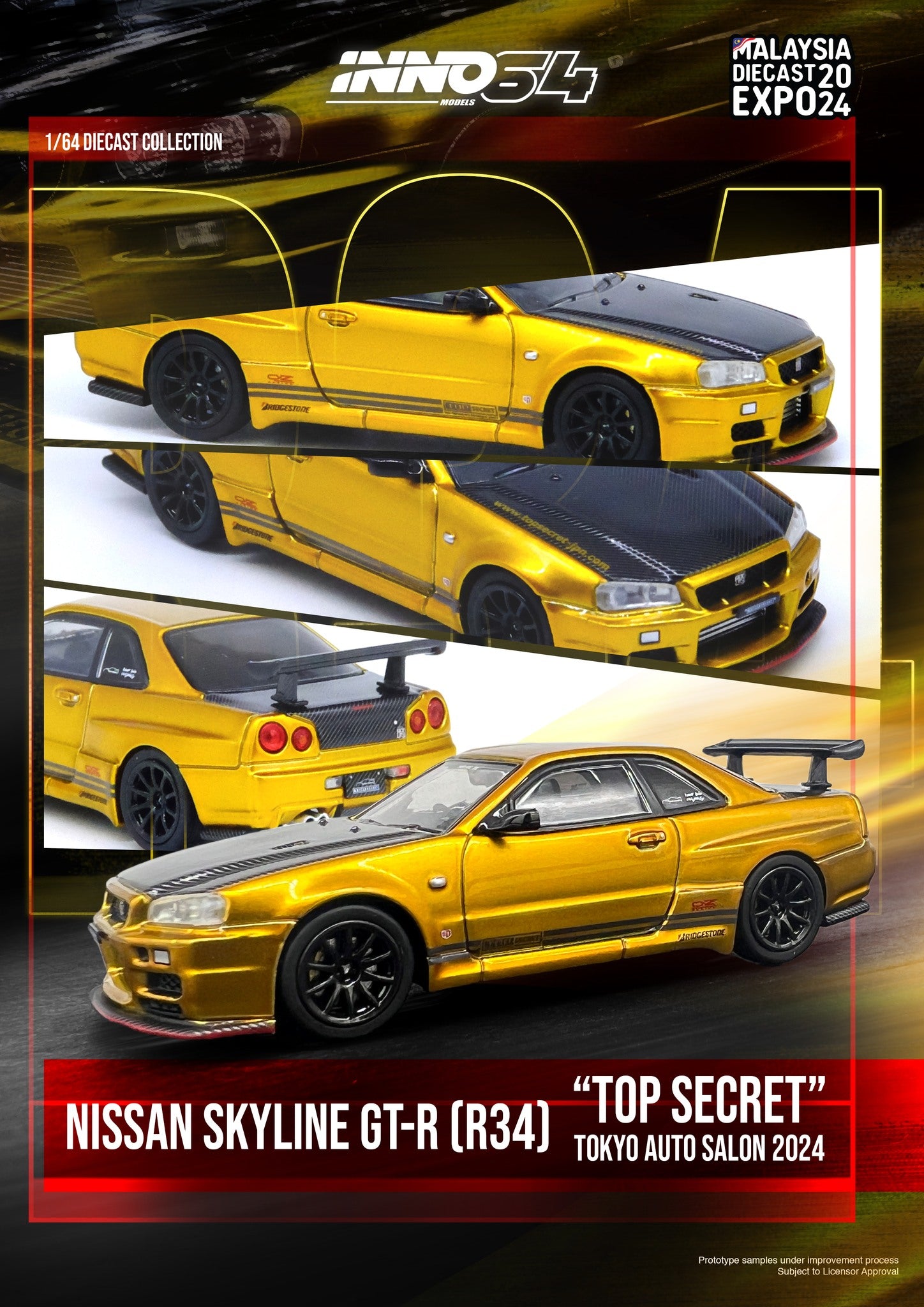 INNO64 1:64 Nissan Skyline GT-R (R34) 