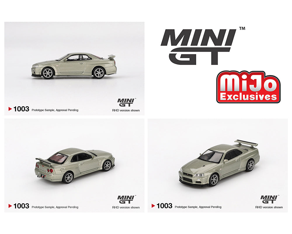 MINI GT 1:64 Nissan Skyline GT-R (R34) V-Spec II Nür in Millennium