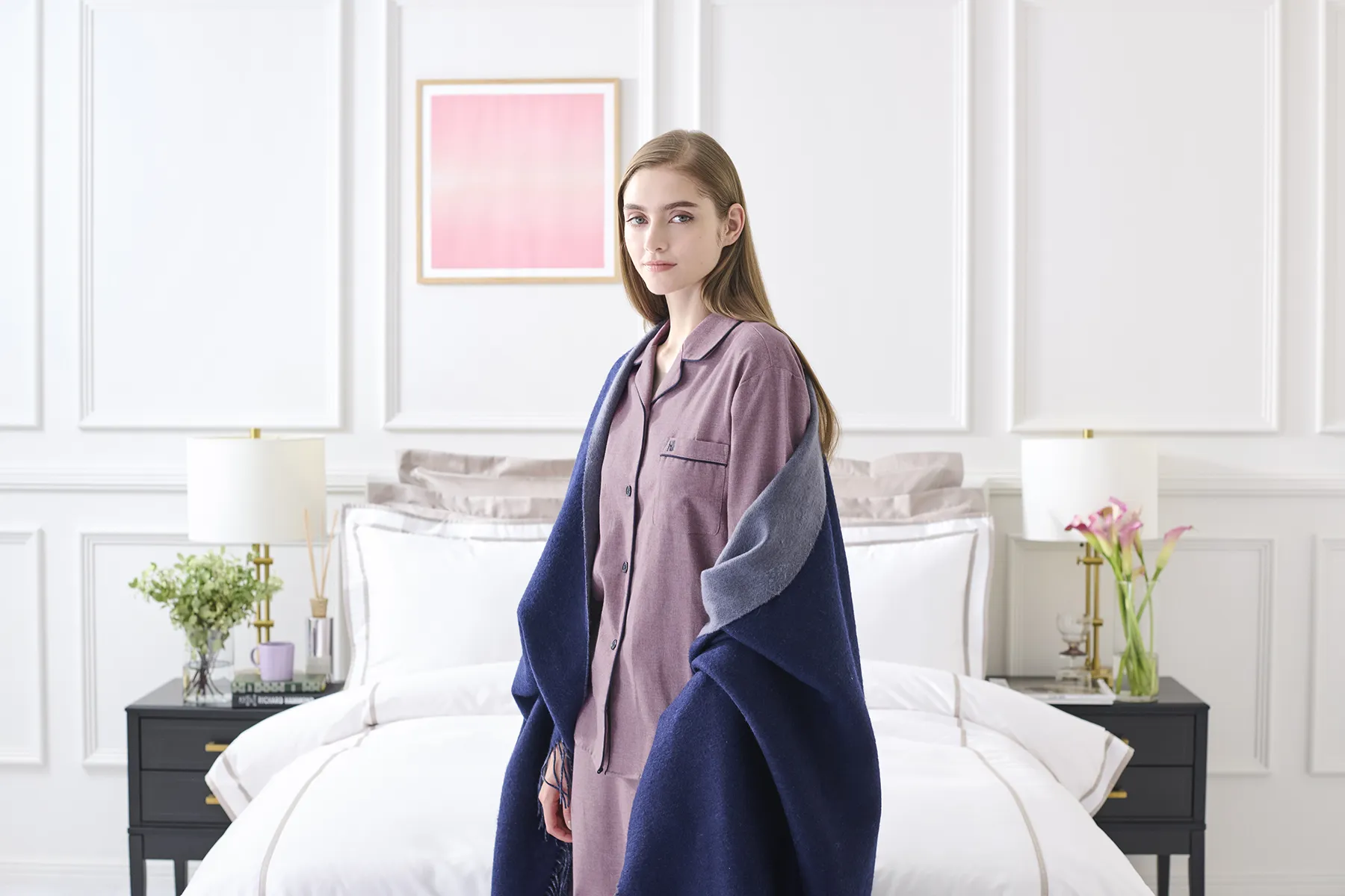 ウールカシミヤスローケット｜FREE｜115×185cm＜公式＞ホテルライク