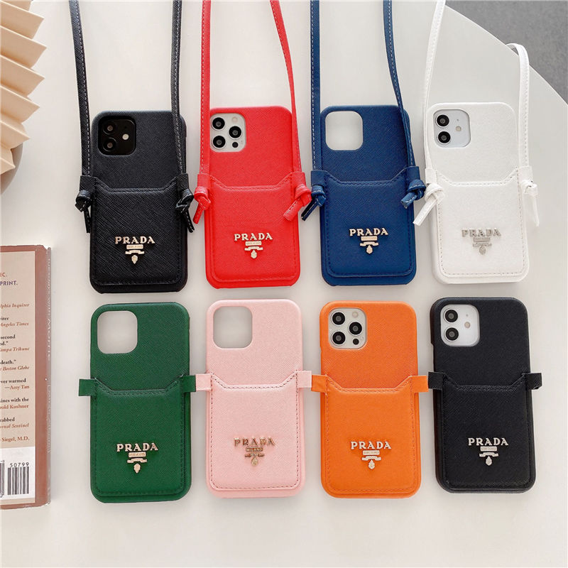 プラダ iphone16/16pro カード ケース おそろい Prada アイフォン15/14