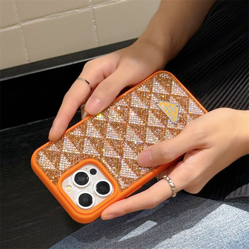PRADA ストーン装飾 iPhone13 Proケース