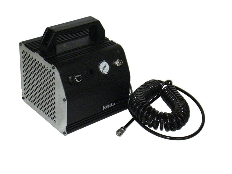 アネストIwata エアーブラシ・コンプレッサー IS-51 シルバー