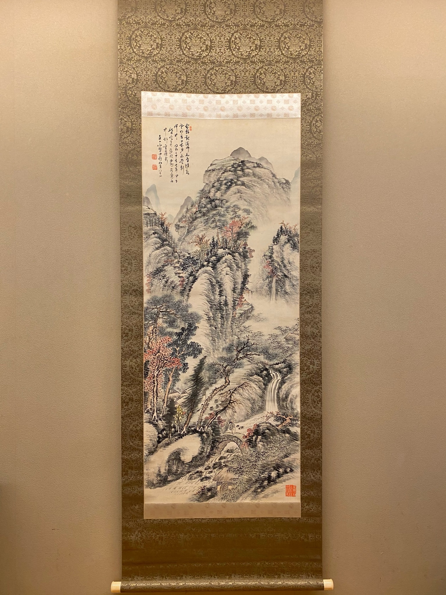 田能村直入 秋景山水図｜古美術・掛け軸の販売・買取・鑑定-松本松栄堂