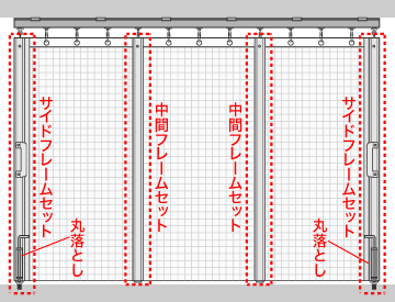 Zフレーム フェデポリマーブル｜カーテンレールの激安通販【松装】