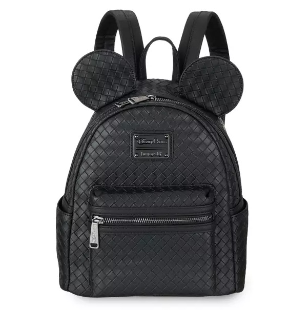 Disney Loungefly Backpack - Mickey Mouse Woven - Black