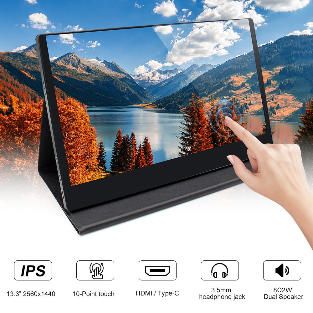 13.3 inch 2560 x 1440 HDMI IPS with Touch | Makerfabs