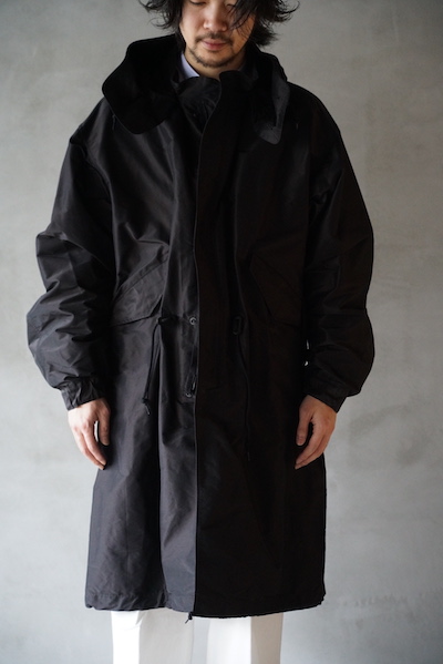 COMOLI “Cottonsilk Hooded Coat” – メイクス オンラインストア