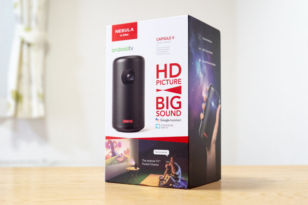 NEBULA Capsule II Android TV プロジェクター本体美品 Nebula Capsule