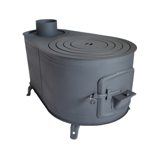 薪ストーブ タマゴ型 煙突上出し 商品詳細│薪ストーブの新保製作所