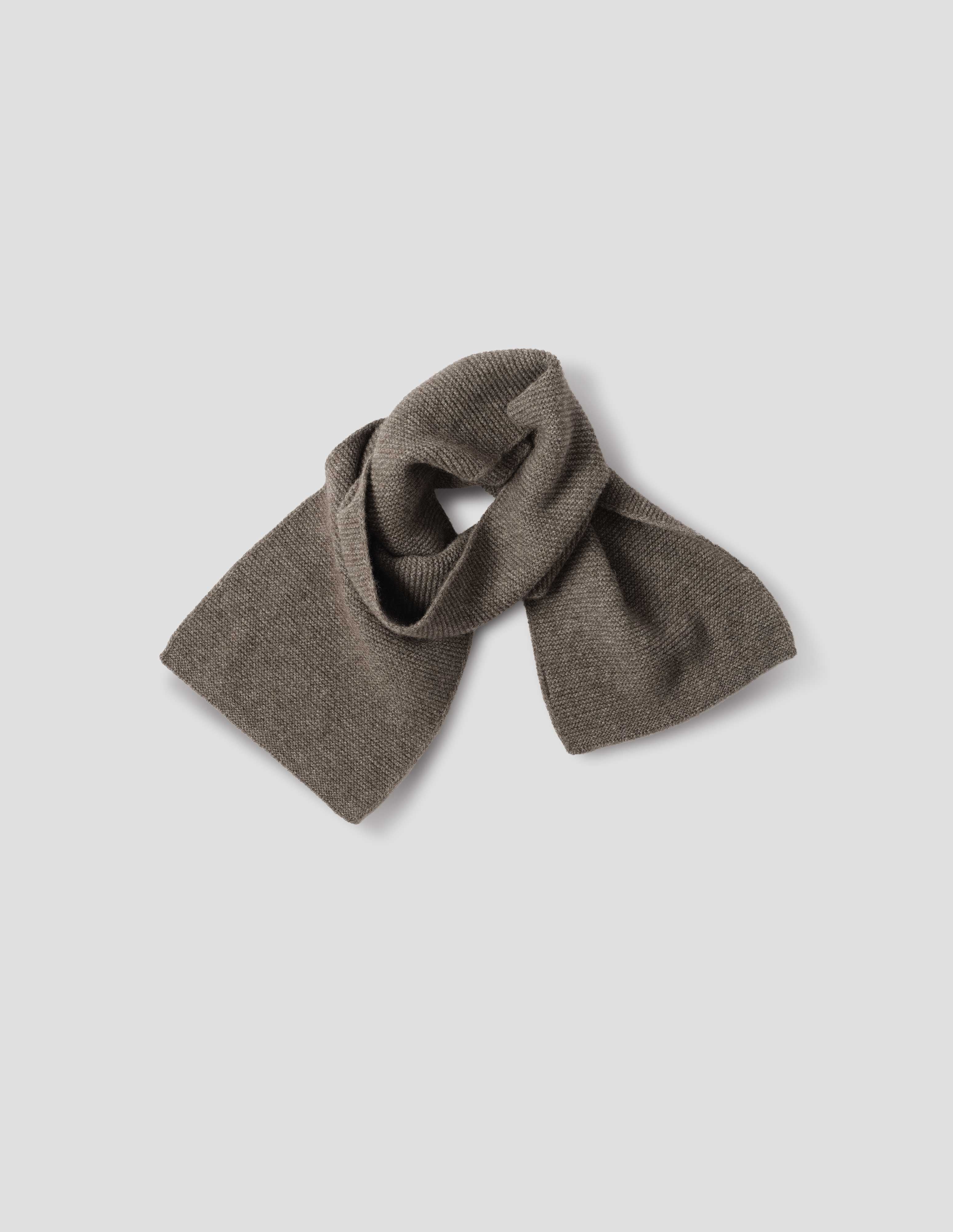 MARGARET HOWELL】MERINO CASHMERE STOLE Natural twist yak wool and